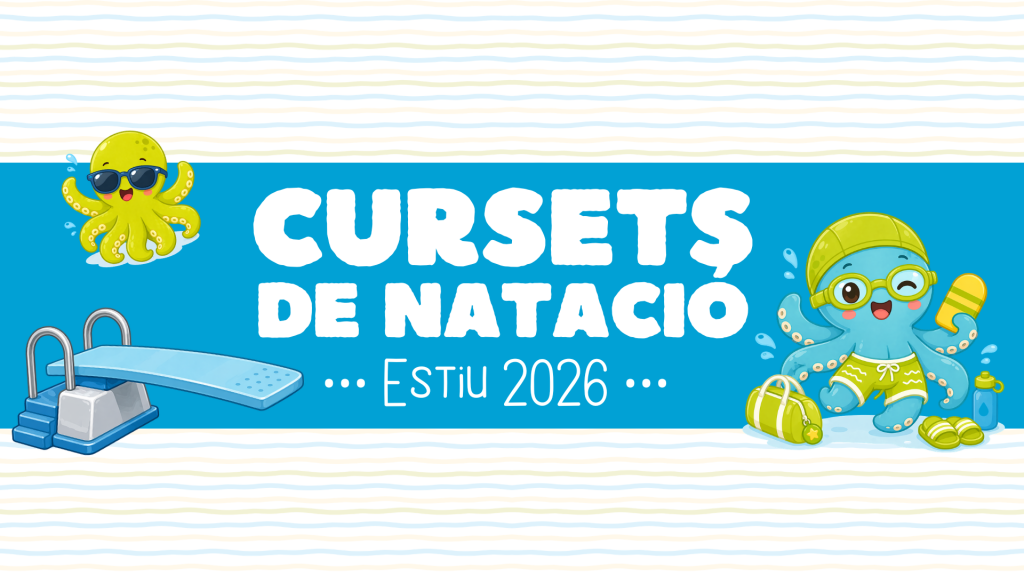 CURSETS D'ESTIU DE NATACIÓ 2026!